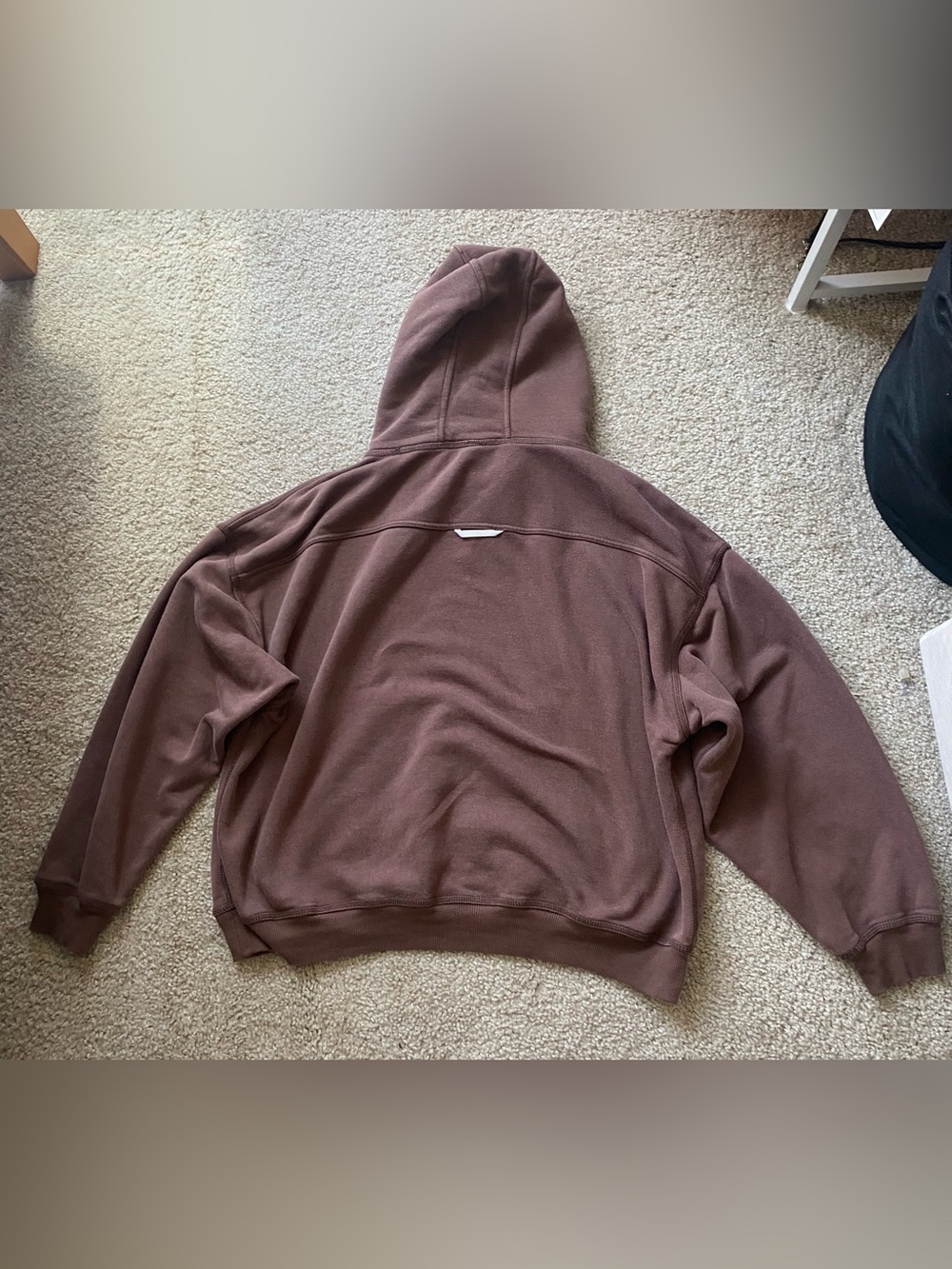 Free People FP Movement Final Call Hoodie Sweatshirt Brown Medium - Picture 6 of 11